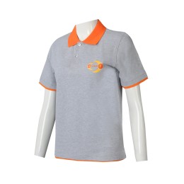 P1248 tailor-made POLO shirt design women's lapel POLO shirt POLO shirt garment factory grey P1248 tailor-made POLO shirt design women's lapel POLO shirt POLO shirt garment factory grey